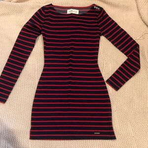 Abercrombie & Fitch Dress with Red and Black Stripes XS dr2